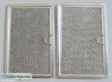 New - Two Duct-Free Undercabinet Range Hood Air Filters (Aluminu