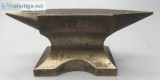 Vintage Antique Miniature Cast Brass Horn Anvil