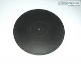 New - Black Rubber TurntableRecord Player 12&quot Record Slipmat