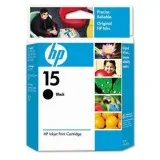 New - (1) HP 15 Black Original Inkjet Print Cartridge (C6615DN)