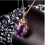 Shop for Heart Shape Amethyst Pendant for Women ShoppySanta