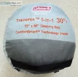 New - Coleman MAX Traverse 5 - in - 1 30 Degree Sleeping Bag