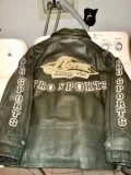 NEW Leather Jacket - Mishawaka Lions Baseball Team  (Superb Vint