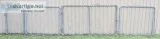 Metal Chainlink Fence (Four Sections)