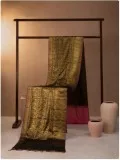 Black kanchipuram silk saree