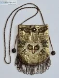 New - Indian Satin Handcrafted Purse