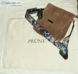 New - Prune Women&rsquos Argentinian Light Brown Soft Suede Leat
