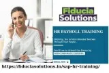 Best HR Training Institute in Noida at Fiducia Solutions