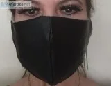 New - Luxury Soft Italian Leather Breathable Face Masks