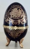 New - Rare Italian Faberge Egg Jewelry Trinket Box