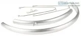 New - High Polished Silver Aluminum Bicycle Fenders