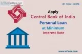 Apply Central Bank of India Personal Loan at Minimum Interest Ra