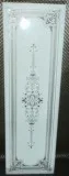 New - Frosted Rectangular Decorative Glass