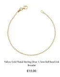 Silver bead bracelet