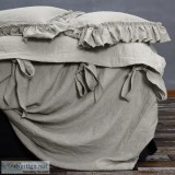 Bow Ties Linen Duvet Cover - Linenshed