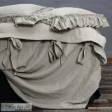 Bow Ties Linen Duvet Cover - Linenshed