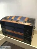 Stagecoach travel steam trunk circa &quot 1890 s -1910
