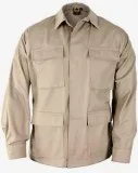 New - Men s Khaki 4 Pocket Tactical Shirt