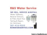 Water Softeners. Houston. RS Water Service 281-416-9353