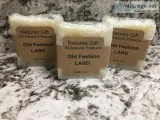 Three Bars of Old fashion Lard Soap