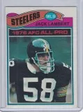 Jack Lambert 1977 Topps 1976 AFC All-Pro 480
