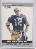 Terry Bradshaw 1990 Pro Set MVP Super Bowl XIV Autograph 14