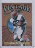 Jim Brown 2001 Bowman s Best Vintage Best VB JB