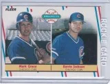 Mark GraceDarin Jackson 1988 Fleer RC (Rookie Card) 641