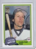 Carlton Fisk 2001 Topps Reprint 1981 Topps Mint Condition 1 of 4