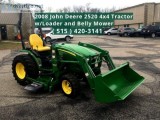 2008 John Deere 25HP 4x4 Tractor with Loader and mower