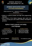 Python Programming Language at Infimind Insitute of Skill Develo