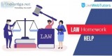 Benefits Of Availing Our Law Homework Help Service
