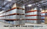 Top quality pallet rack in Bangalore for stacking and storage- M