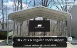 18 x 21 x 6 Carport