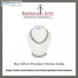 Buy Silver Pendant Online India  Ratnavaliarts