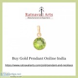 Buy Gold Pendant Online India  Ratnavaliarts