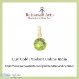 Buy Gold Pendant Online India  Ratnavaliarts