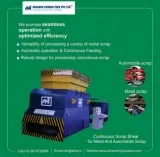 Continuous Shear for Heavy Scrap Shearing