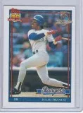 Julio Franco 1991 Topps Desert Shield 775