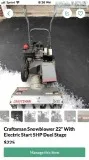 Craftsman 5HP SnowblowerElectric Start Dual Stage