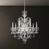 Buy Schonbek NV3907 Novielle 7 Light Chandelier  Chandelier  Gra