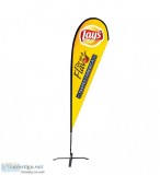 Flag Banner with Graphic Print For Promotion - Tent Depot   Cana