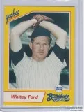 Whitey Ford 1993 Yoo-Hoo Baseball Lgends LTD