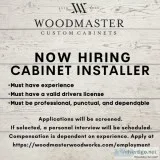 Experienced Custom Cabinet Installer
