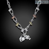 Buy Affordable Diamond Necklace  Peach Luv
