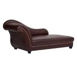 Bharat lifestyle oscar leatherette diwan (finish color - brown)