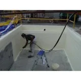 Epoxy coating for concrete water tanks