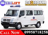 Use Medilift ICU Road Ambulance Service in Doranda Ranchi with I