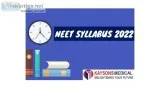 NEET Syllabus 2022