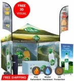 10x10 Custom Canopy Tent - Branded Canopy Logo Tent  Atlanta